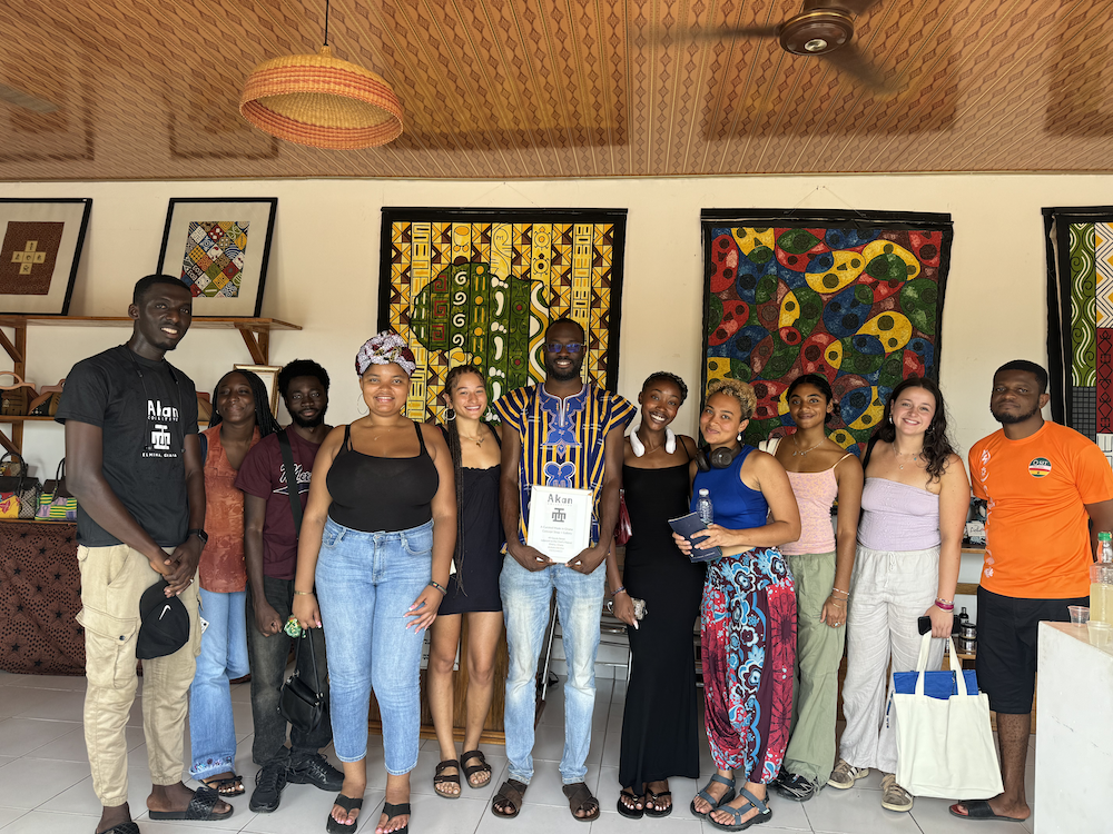 SSA Ghana students with AD Dr. Kwabena Opoku-Agyemang